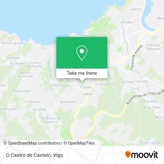 O Castro de Castelo map