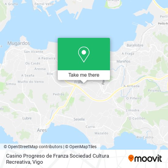 mapa Casino Progreso de Franza Sociedad Cultura Recreativa