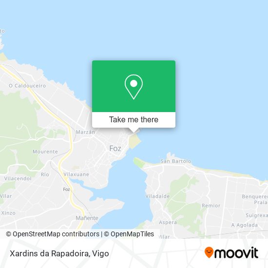 Xardins da Rapadoira map