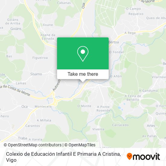 Colexio de Educación Infantil E Primaria A Cristina map