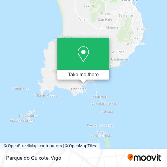 Parque do Quixote map