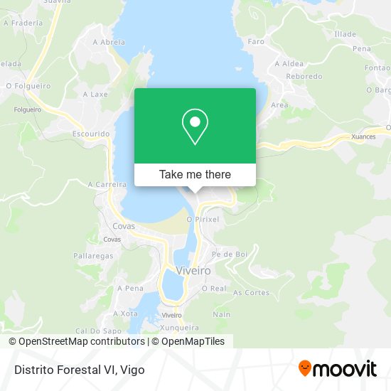 mapa Distrito Forestal VI