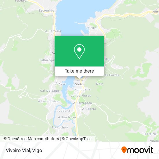 Viveiro Vial map