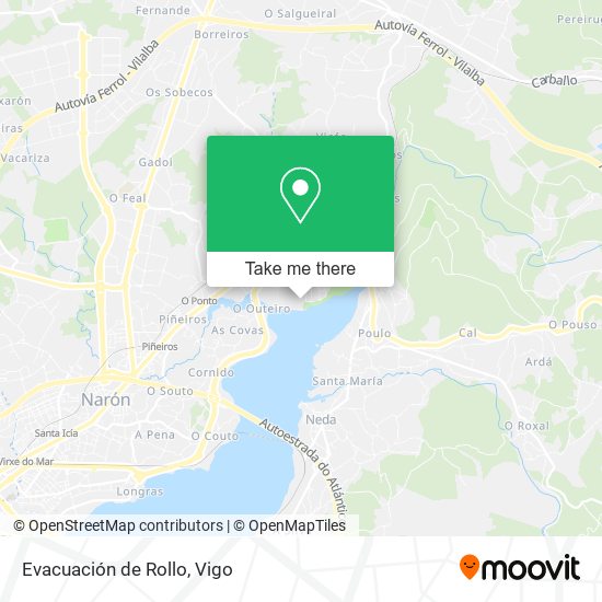 mapa Evacuación de Rollo