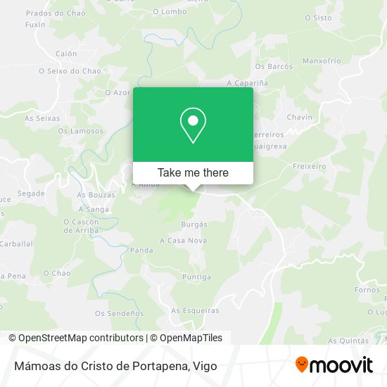 Mámoas do Cristo de Portapena map