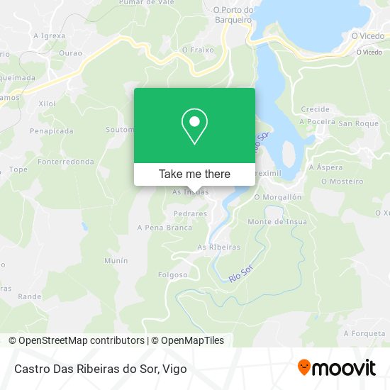 Castro Das Ribeiras do Sor map