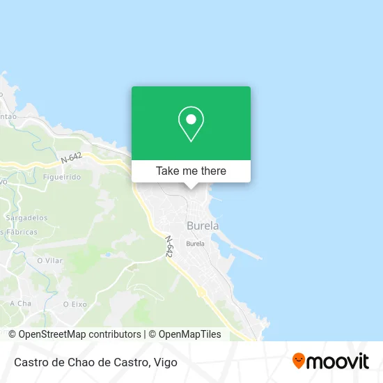 Castro de Chao de Castro map
