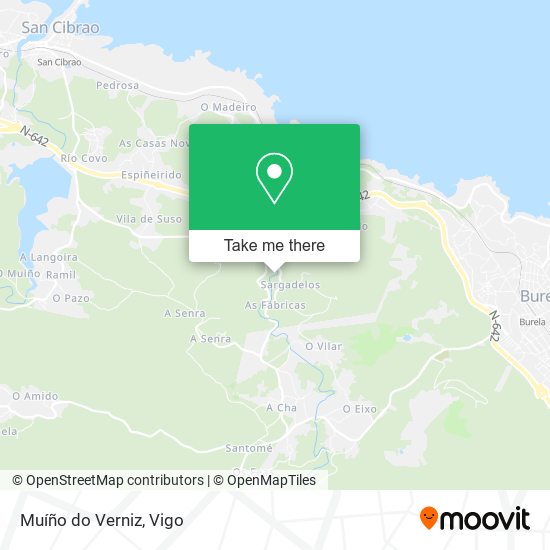 Muíño do Verniz map