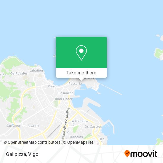 Galipizza map