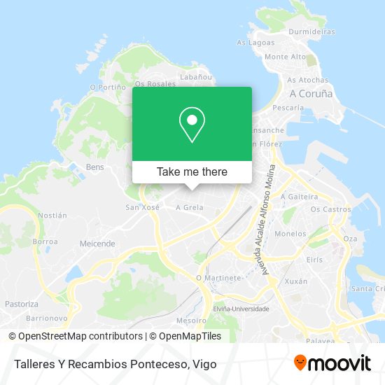 Talleres Y Recambios Ponteceso map