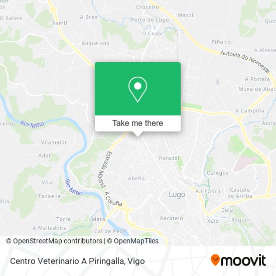 Centro Veterinario A Piringalla map