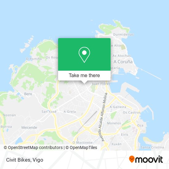 Civit Bikes map