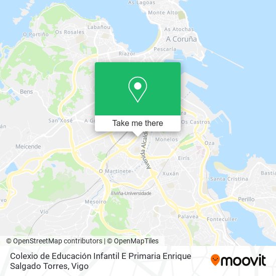 mapa Colexio de Educación Infantil E Primaria Enrique Salgado Torres