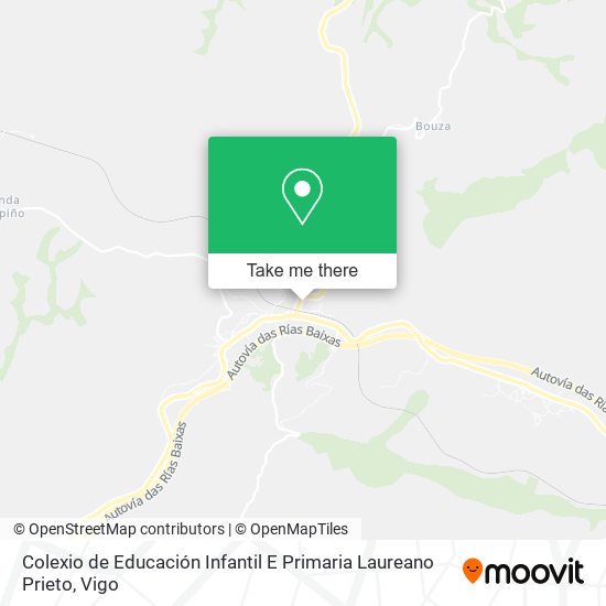 mapa Colexio de Educación Infantil E Primaria Laureano Prieto