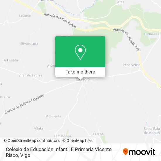 Colexio de Educación Infantil E Primaria Vicente Risco map