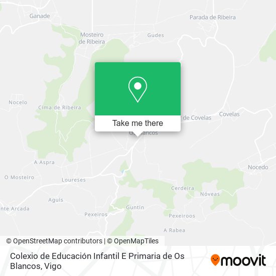 Colexio de Educación Infantil E Primaria de Os Blancos map