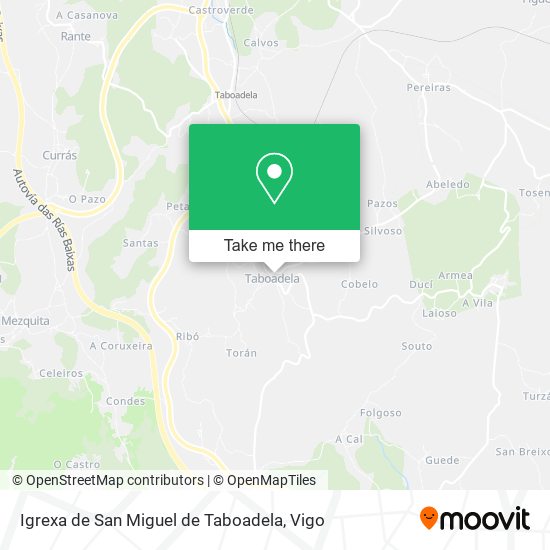 Igrexa de San Miguel de Taboadela map