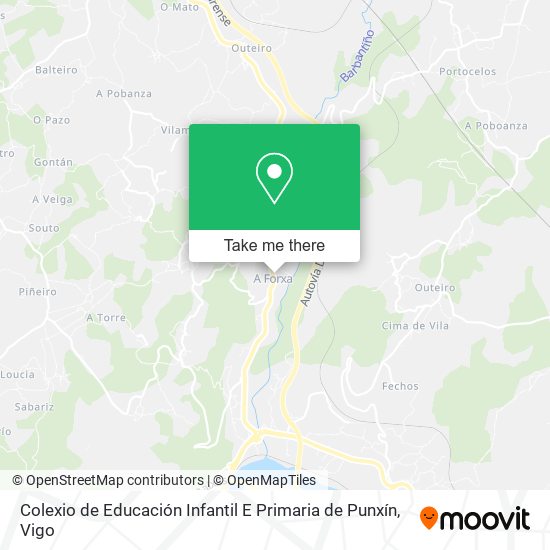 Colexio de Educación Infantil E Primaria de Punxín map