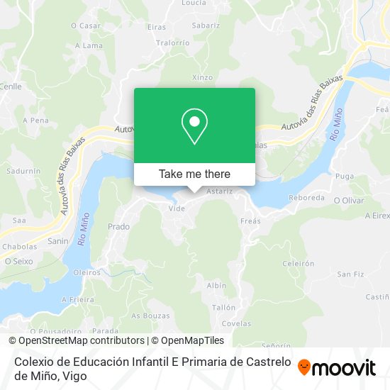 Colexio de Educación Infantil E Primaria de Castrelo de Miño map