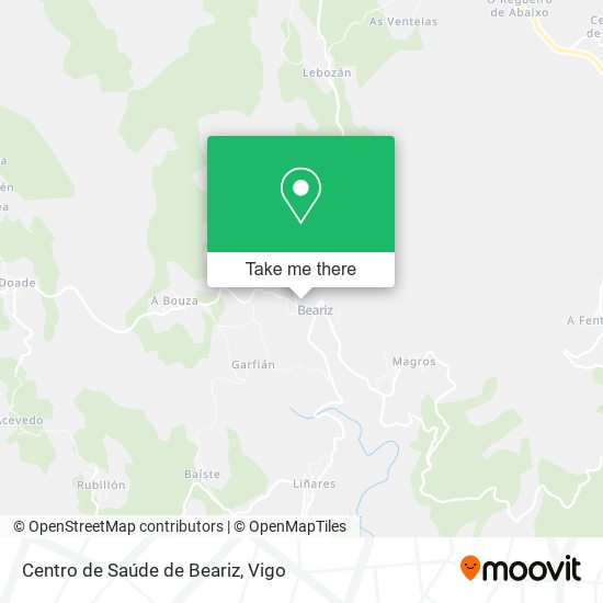 Centro de Saúde de Beariz map