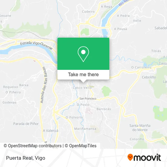Puerta Real map