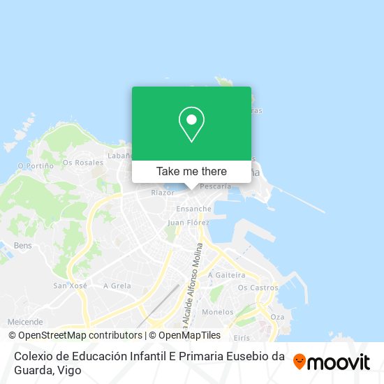 Colexio de Educación Infantil E Primaria Eusebio da Guarda map