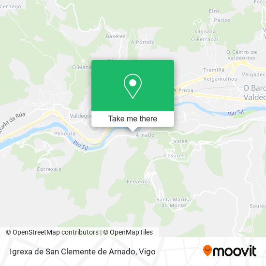 Igrexa de San Clemente de Arnado map