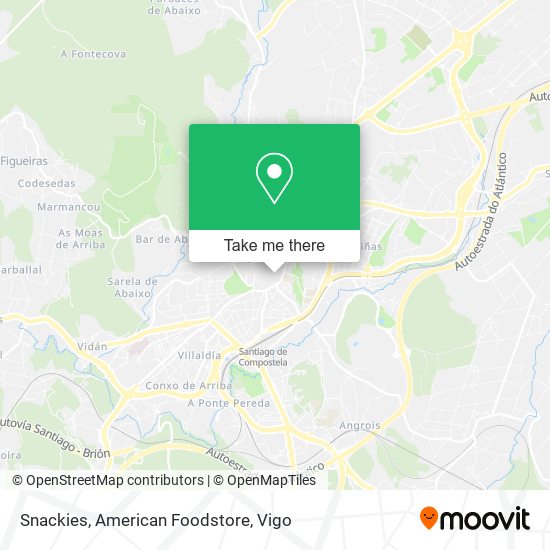 mapa Snackies, American Foodstore