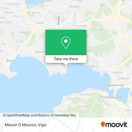 Mesón O Mouron map