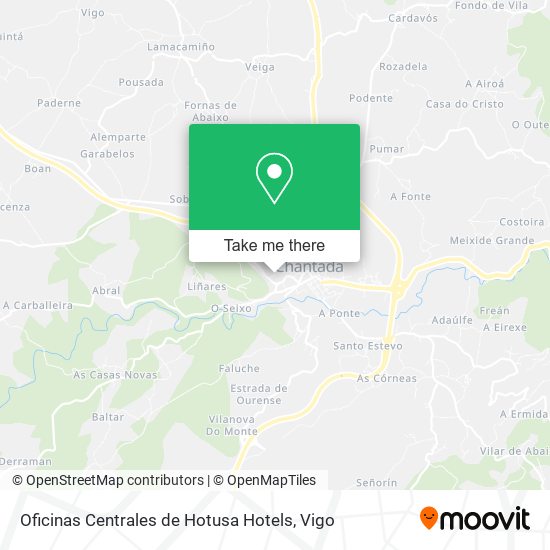 Oficinas Centrales de Hotusa Hotels map