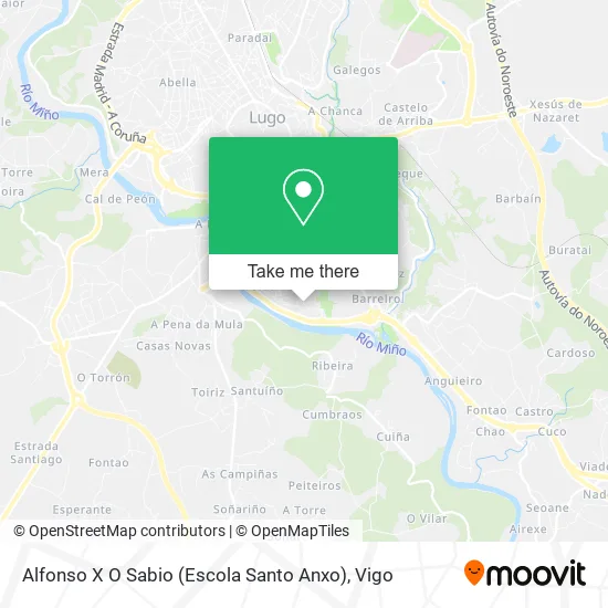 mapa Alfonso X O Sabio (Escola Santo Anxo)