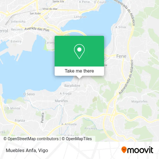 Muebles Anfa map