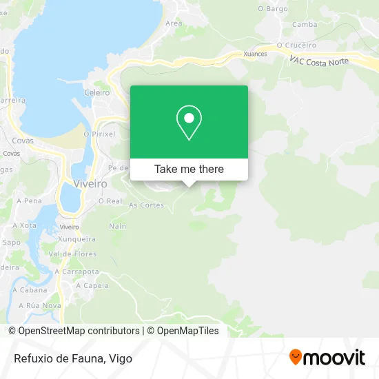 Refuxio de Fauna map