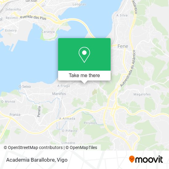 mapa Academia Barallobre