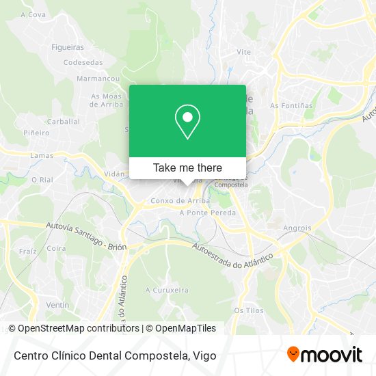 Centro Clínico Dental Compostela map