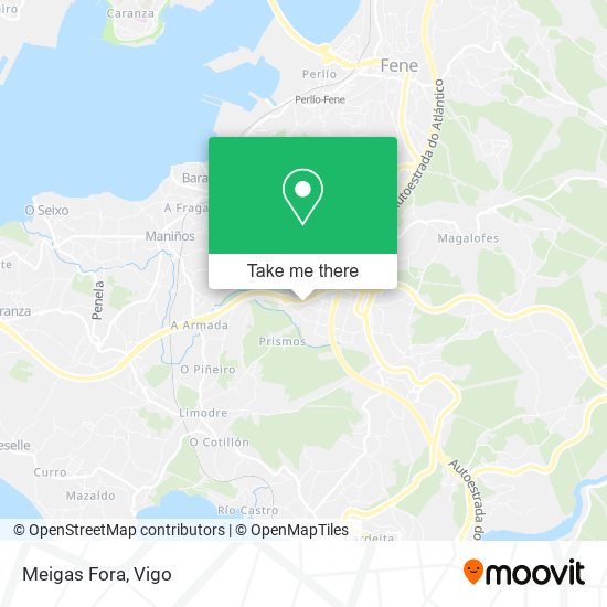 Meigas Fora map