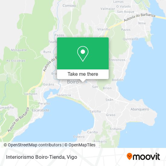 Interiorismo Boiro-Tienda map
