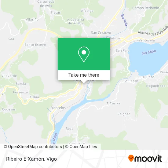 Ribeiro E Xamón map
