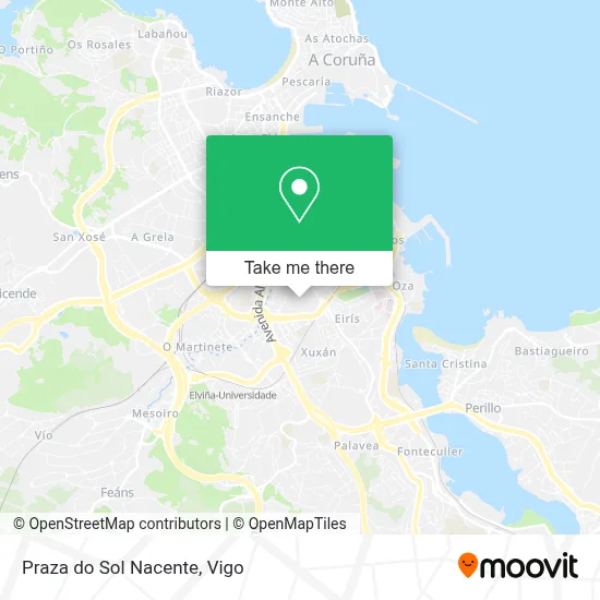 Praza do Sol Nacente map