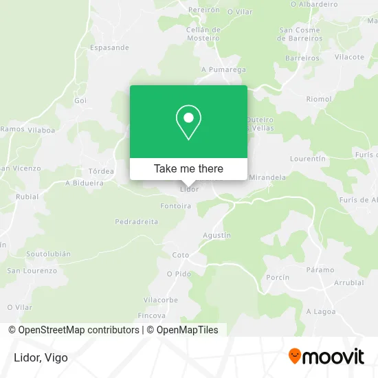 Lidor map