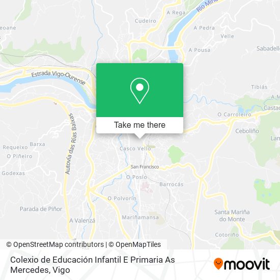 Colexio de Educación Infantil E Primaria As Mercedes map