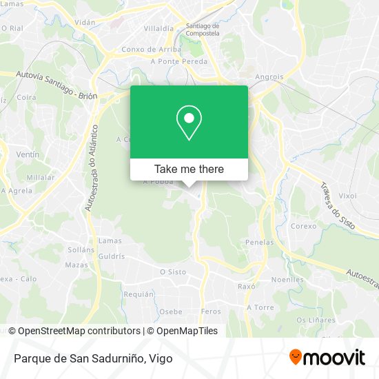 Parque de San Sadurniño map