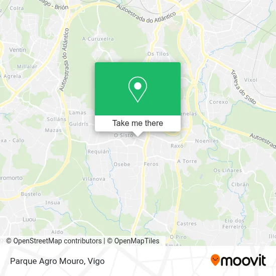 Parque Agro Mouro map