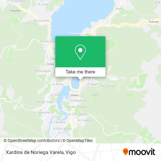 Xardíns de Noriega Varela map