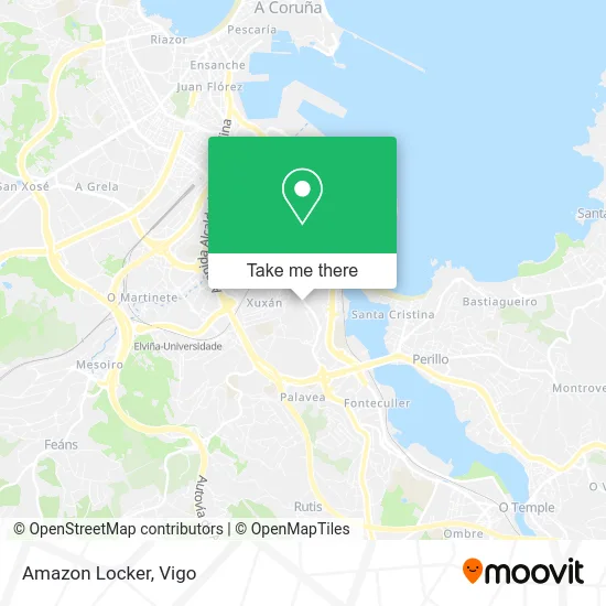 Amazon Locker map
