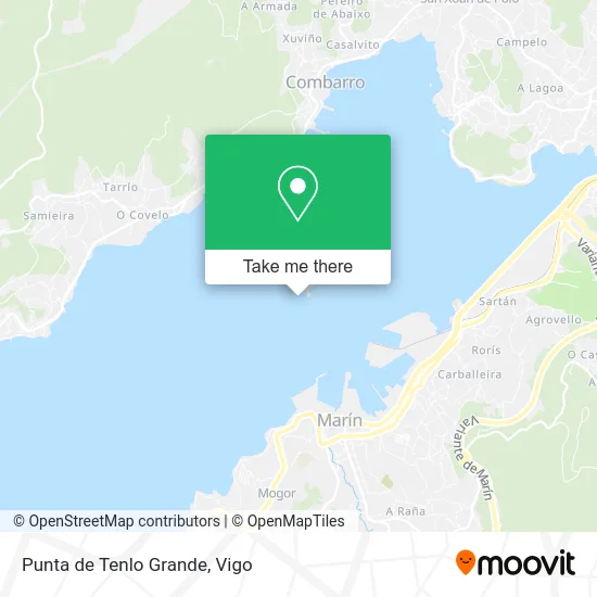 Punta de Tenlo Grande map