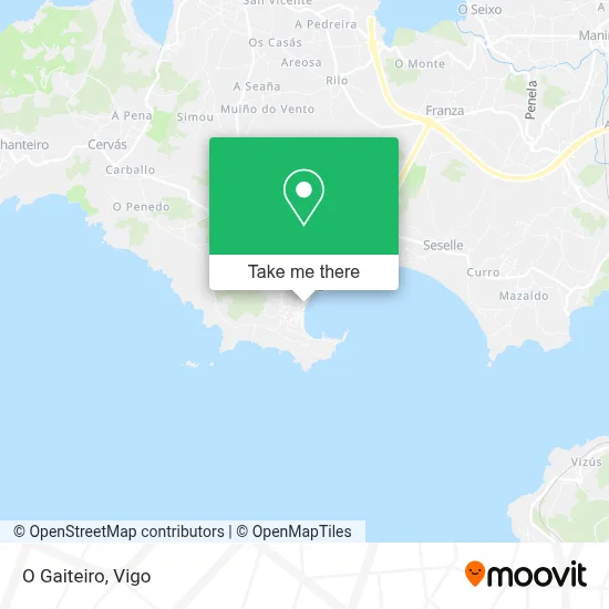 O Gaiteiro map