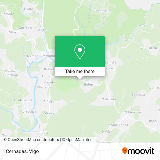 Cernadas map