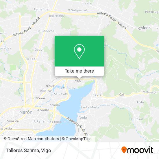 Talleres Sanma map