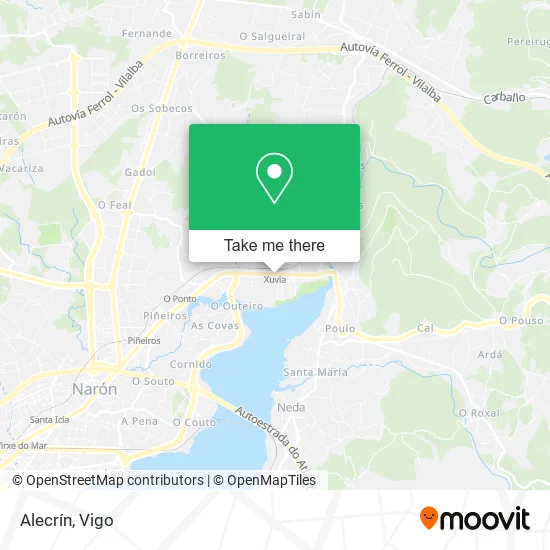 Alecrín map